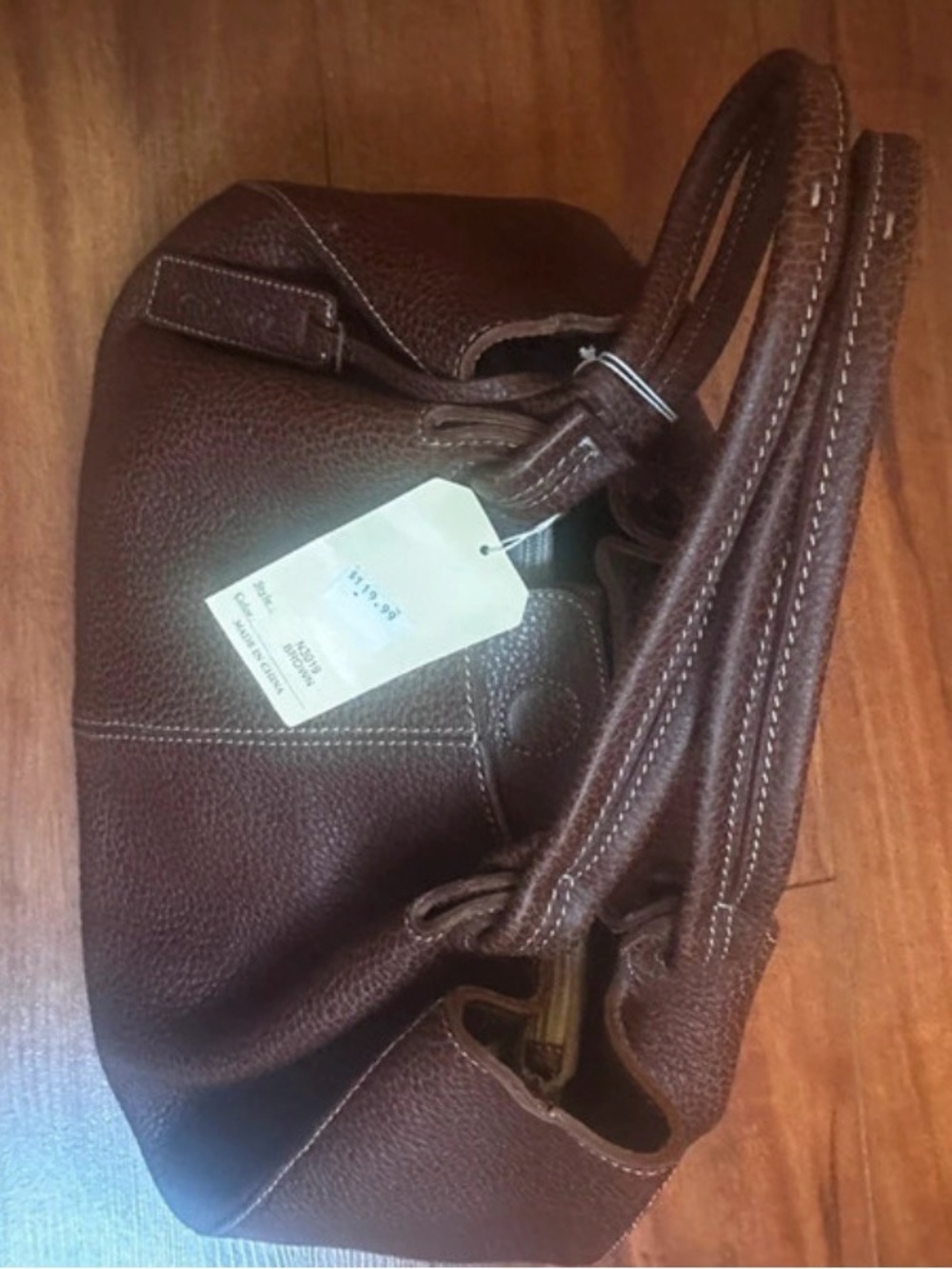 Sabrina Scala Inc. brown leather bag